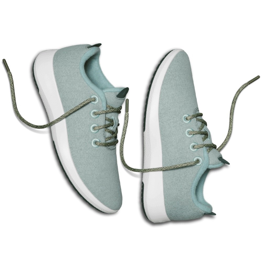 Allbirds Men\'s Wool Runner Mizzles - Sneakers Mint - EDX169254